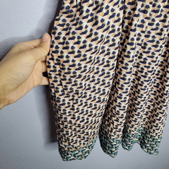 Anthropologie Printed Cold Shoulder Strappy Romper - Picture 9 of 11